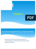 Funciones Logaritmicas y Exponenciales