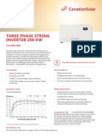 Three Phase String Inverter 250 KW: Preliminary Version