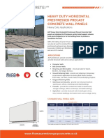 Acp Concrete: Heavy Duty Horizontal Prestressed Precast Concrete Wall Panels