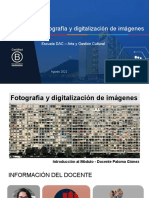 Introduccioìn A Fotografiìa y Digitalizacioìn de Imaìgenes, Clase 1 - 2022