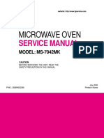 Microwave Oven: Service Manual