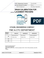 Procedure Waterdraw Calibration CEC FMC PRD en 0005