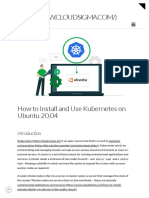 How To Install and Use Kubernetes On Ubuntu 20.04 - CloudSigma