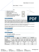 DSFO02008AR - Fiber Optic, Drop Cable, Indoor, 1-4 Fibers