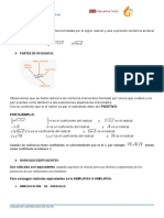 Teoria 1 - Radicales-Simplificación