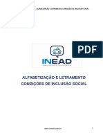 ALFABETIZAÇÃO Inclusao Social