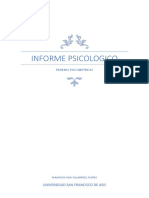 Informe Psicologico