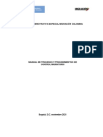 Migración Colombia - Gestión de Control Migratorio