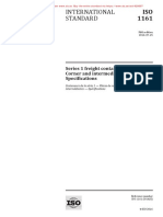 International Standard: Series 1 Freight Containers - Corner and Intermediate Fittings - Specifications