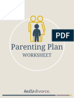 HD Parenting Plan Worksheet