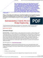 Instrumentation, Control, Fire &amp Gas and SIS Design Engineering