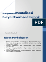 Departementalisasi Biaya Overhead Pabrik