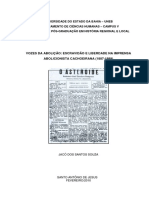 Vozes Da Abolição - Escravidão e Liberdade Na Imprensa Abolicionista Cachoeirana (1887-1889)