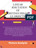 Linear Permutation OF Distinguishab Le Objects