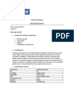 Ficha Técnica Desengrasante