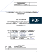 PROCEDIMIENTO DE TRABAJO (Demolicion Concreto)