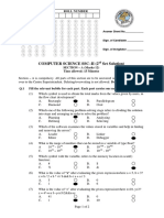 Computer Science SSC-II Solution of 2nd Set Model Paper