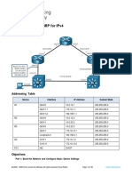 Lab - Implement Eigrp For Ipv4: Topology