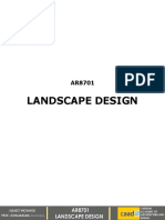 Ar8701 - Landscape Design - Unit 1