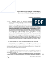 Titulares Potestad Sancionadora