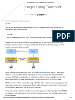 Securing Messages Using Transport Security - Microsoft Docs