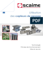 NT Utilisation Capteurs Pesage F 1020