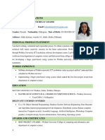 Curriculum Vitae Personal Informations