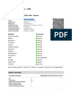 Lenovo Diagnostics - LOG: 3/16/2021 11:42:57 AM - Passed