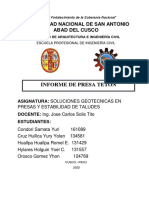 Informe de Presa Teton