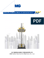 Operation Manual of Construction Hoist: XCMG Xuzhou Construction Machinery Co.,Ltd