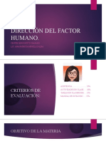 Dirección Del Factor Humano