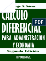 Calculo Diferencial para Administración - Jorge A. Saenz