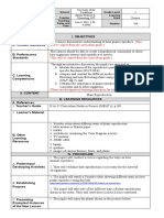 Sample Science Lesson Plan