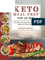 Keto Meal Prep For US 2021 - A 10-Week Keto Meal Plan Guide With Recipes For Keto Success