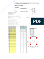 Analisis Pondasi Bore Pile: (KN) (M) (M) #1: #1: M #2: #2: M #3: #3: M 2 #4: #4: M 2 M 2 M 2 Deg