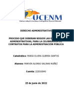 Derecho Admin. Proceso de Contratacion Publica Marvin Salinas