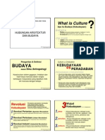 Kuliah 1 Hubungan Arsitektur Dan Budaya