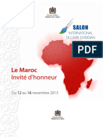 Royaume Du Maroc Ministere de La Culture Salon International Du Livre D