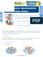 Las Líneas Imaginarias para Niños para Tercer Grado de Primaria