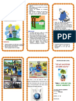 Triptico Cuidado Del Medio Ambiente