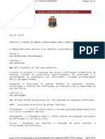 LEI 17 DE 1993 - Código de Obras e Edificações para o Município de Palhoça