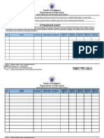 Department of Education: Attendance Sheet