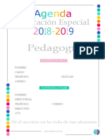 Agenda Educacion Especial