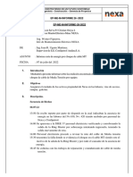 INFORME de Choque de Cable en Nv. 440