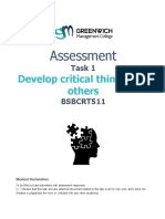 BSBCRT511 - Assessment Task 1 v2