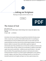 The Armor of God - Thinking On Scripture