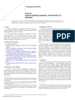 D2980-04 (2010) Standard Test Method For Volume Weights, Water-Holding Capacity, and Air Capacity of Water-Saturated Peat Materials