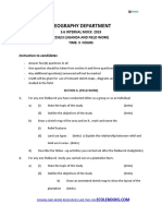 Geography s.6 Internal Mocks p.3 2019)