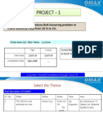 Project - 1: - PROJECT TITLE:-To Reduce Bolt Loosening Problem in