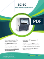 Automatic Hematology Analyzer: 21 3 60 9 Barcoded